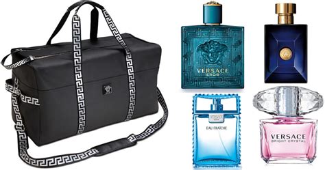 sac versace parfum|free versace bag with perfume.